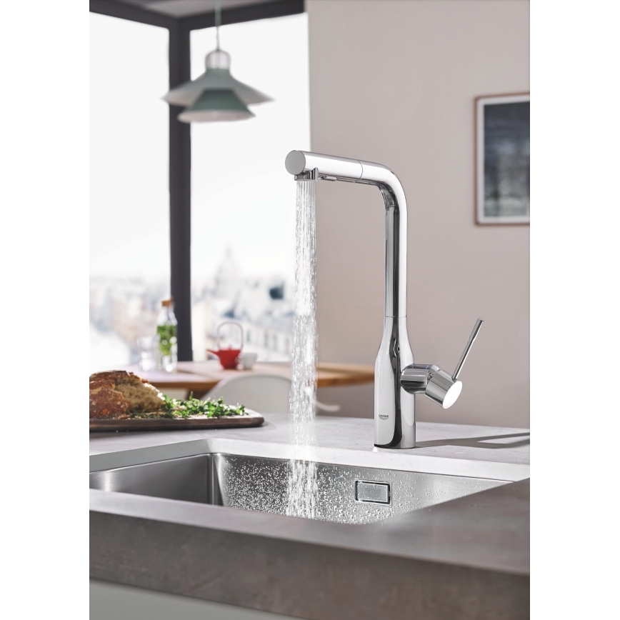 GROHE 30270000 - Mitigeur de cuisine ESSENCE 348 mm chromé brillant
