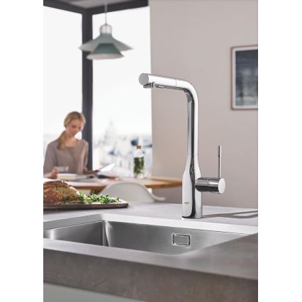 GROHE 30270000 - Mitigeur d'évier ESSENCE 348 mm Chrome brillant