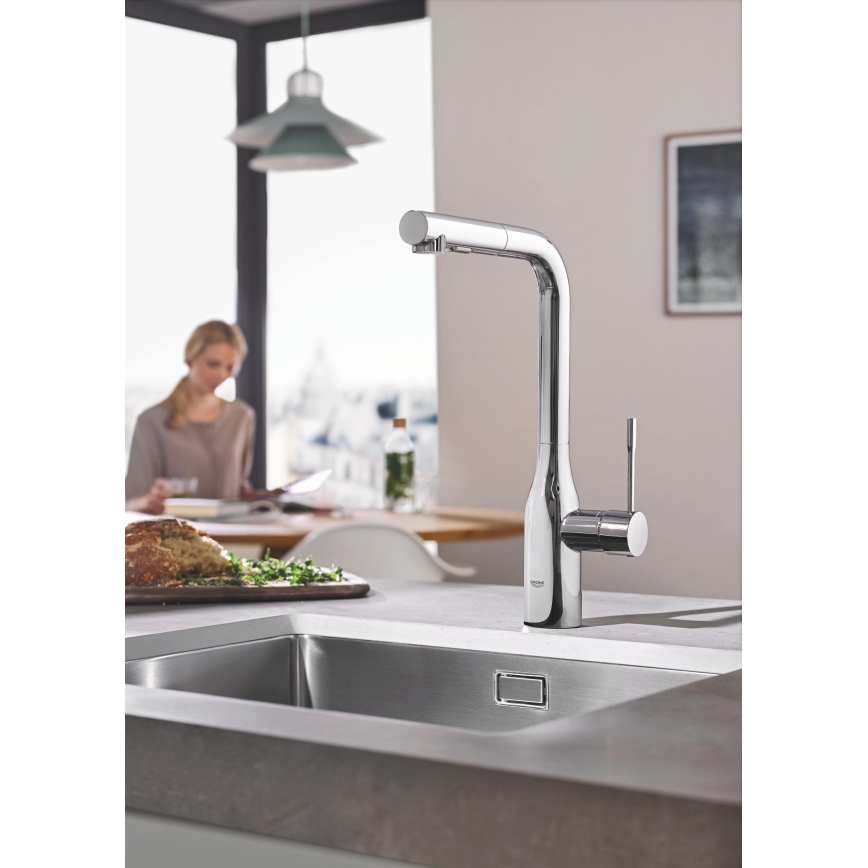 GROHE 30270000 - Mitigeur d'évier ESSENCE 348 mm Chrome brillant