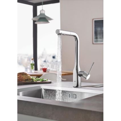 GROHE 30270000 - Mitigeur d'évier ESSENCE 348 mm Chrome brillant