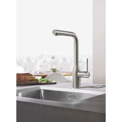 GROHE 30270DC0 - Mitigeur d'évier ESSENCE en acier inoxydable
