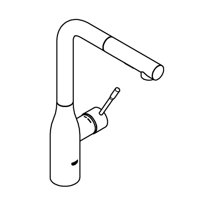 GROHE 30270DL0 - Mitigeur d'évier ESSENCE finition cuivrée
