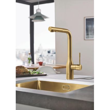 GROHE 30270GN0 - Mitigeur d'évier ESSENCE finition dorée