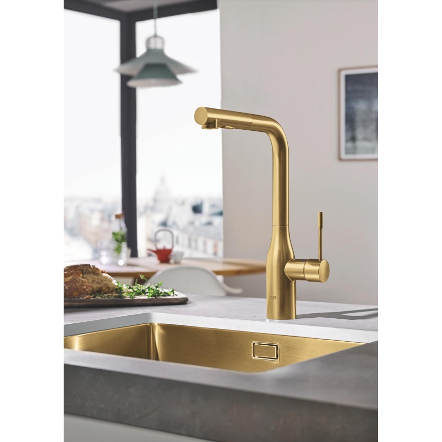 GROHE 30270GN0 - Mitigeur d'évier ESSENCE finition dorée