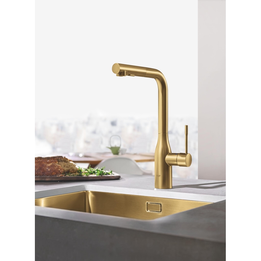 GROHE 30270GN0 - Mitigeur d'évier ESSENCE finition dorée
