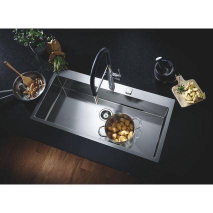 GROHE 30294000 - Mitigeur d'évier ESSENCE 530 mm chromé brillant