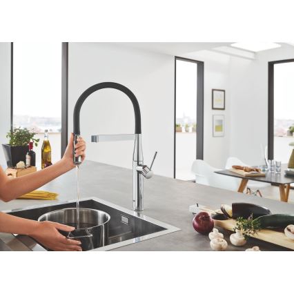 GROHE 30294000 - Mitigeur d'évier ESSENCE 530 mm chromé brillant