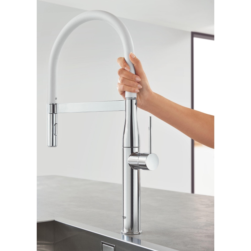 GROHE 30294000 - Mitigeur d'évier ESSENCE 530 mm chromé brillant