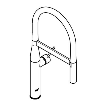 GROHE 30294A00 - Mitigeur d'évier ESSENCE graphite