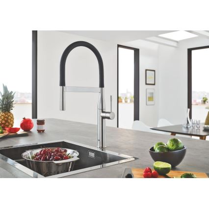 GROHE 30294DC0 - Mitigeur d'évier ESSENCE en acier inoxydable