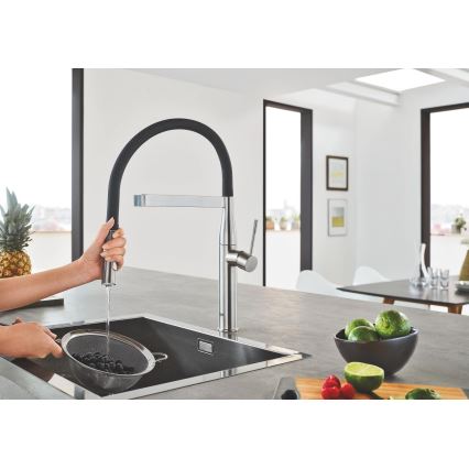 GROHE 30294DC0 - Mitigeur d'évier ESSENCE en inox