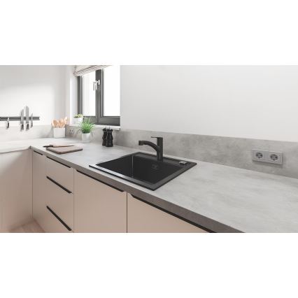 GROHE 303072431 - Mitigeur d'évier START 185 × 227 mm noir