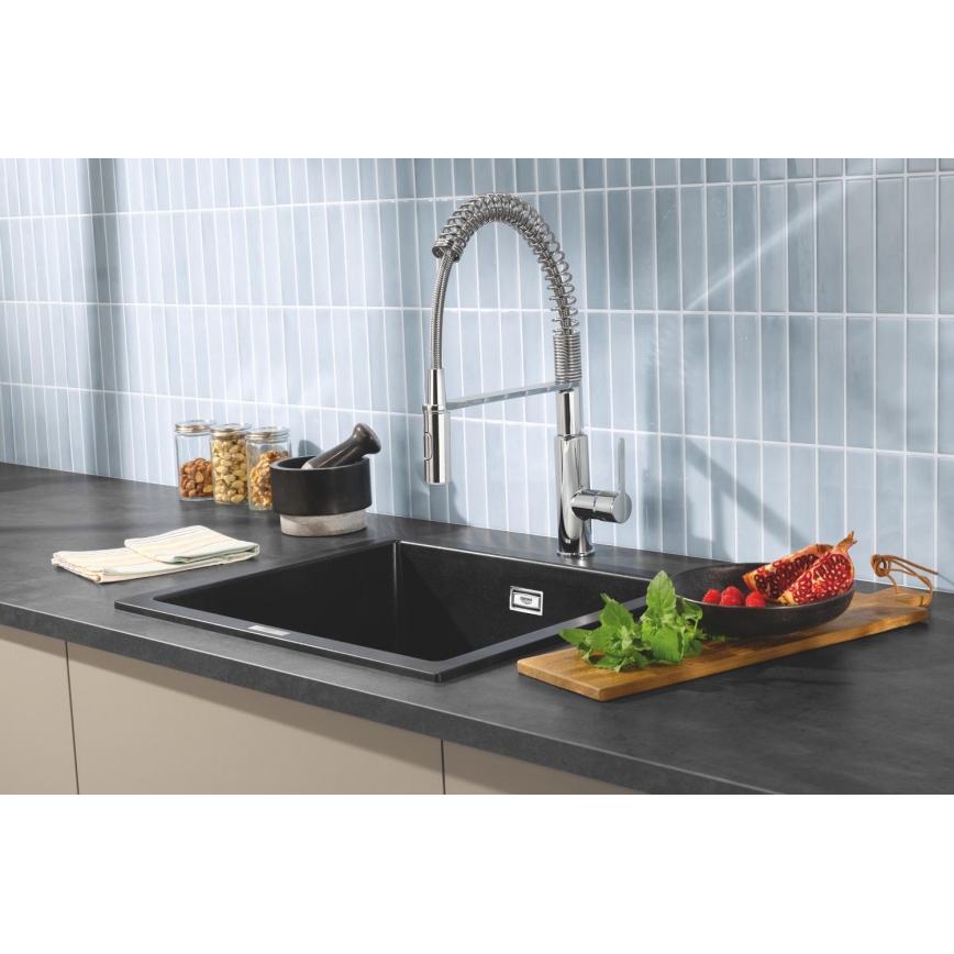 GROHE 30361000 - Mitigeur d'évier GET 455 mm chrome brillant