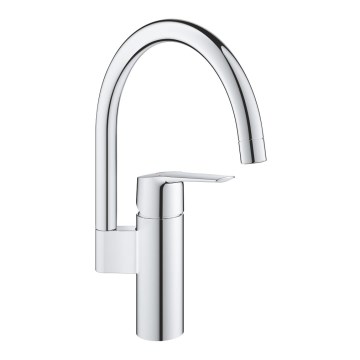 GROHE 30469000 - Mitigeur d'évier START, bec haut, chrome brillant