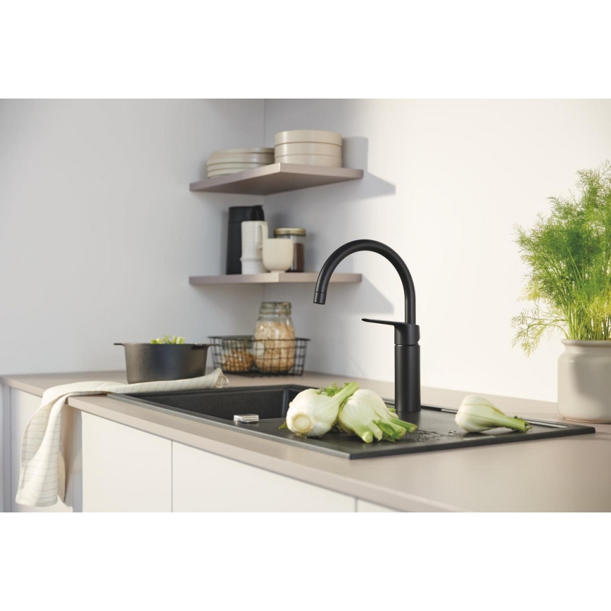 GROHE 304692430 - Mitigeur d'évier START 339 mm noir