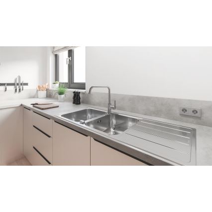 GROHE 30470DC0 - Mitigeur d'évier START 310 mm en inox