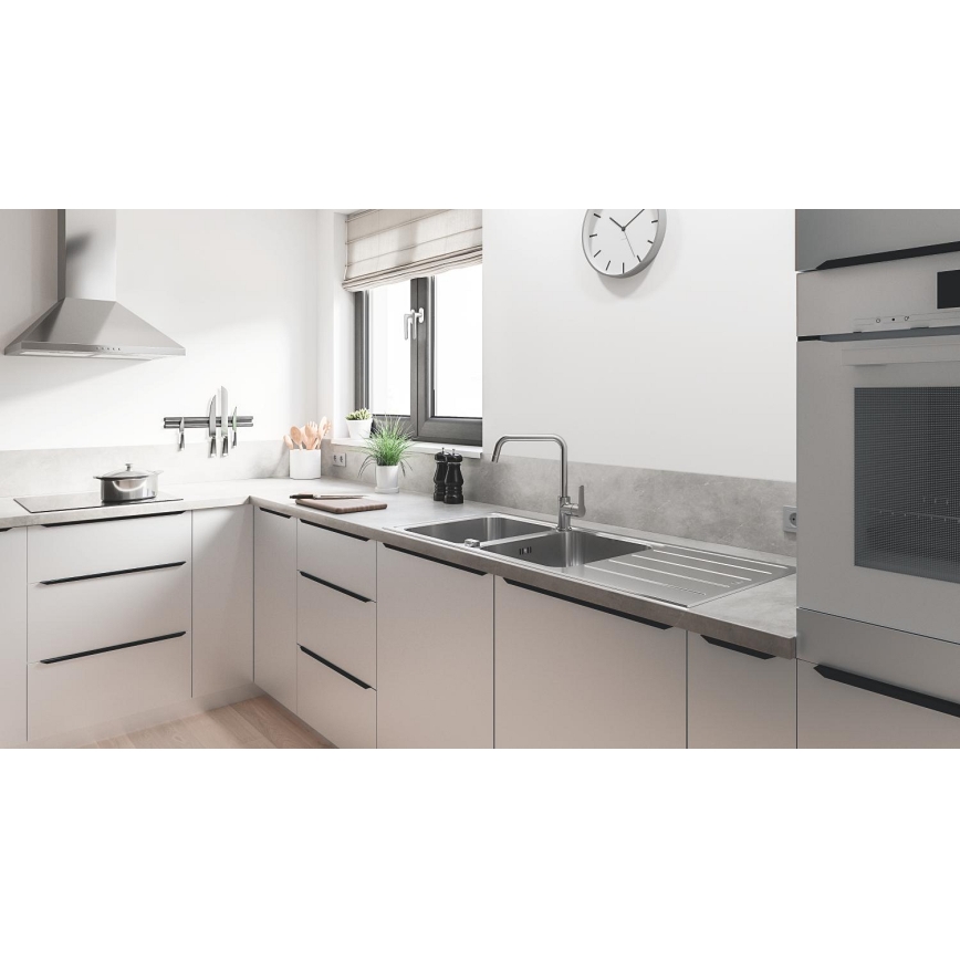 GROHE 30470DC0 - Mitigeur d'évier START 310 mm en inox