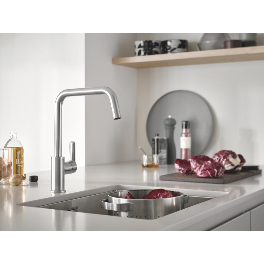 GROHE 30470DC0 - Mitigeur d'évier START 310 mm en inox