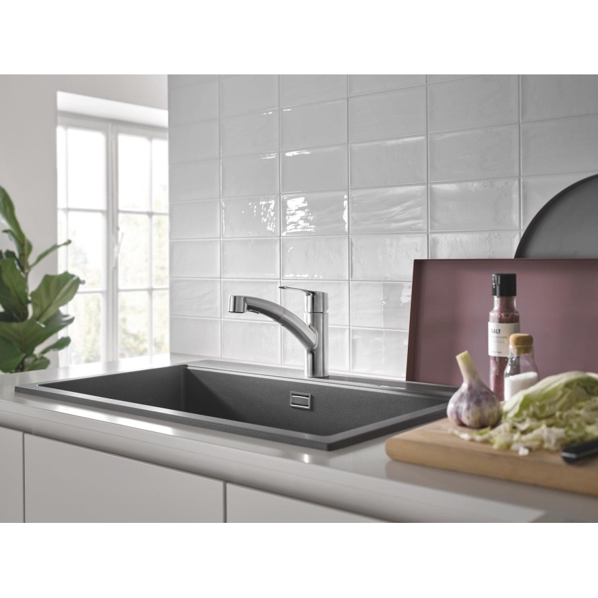GROHE 30531DC1 - Mitigeur d'évier START en inox