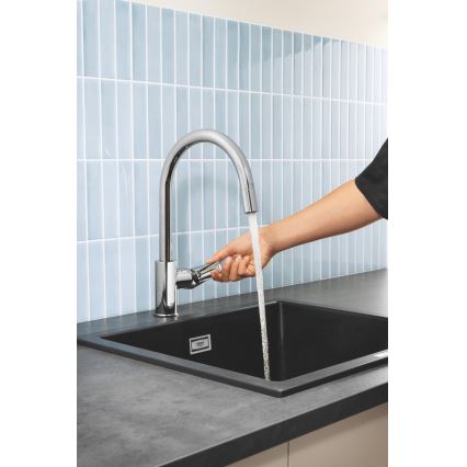 GROHE 30551000 - Mitigeur pour évier START EDGE 357 mm chrome brillant