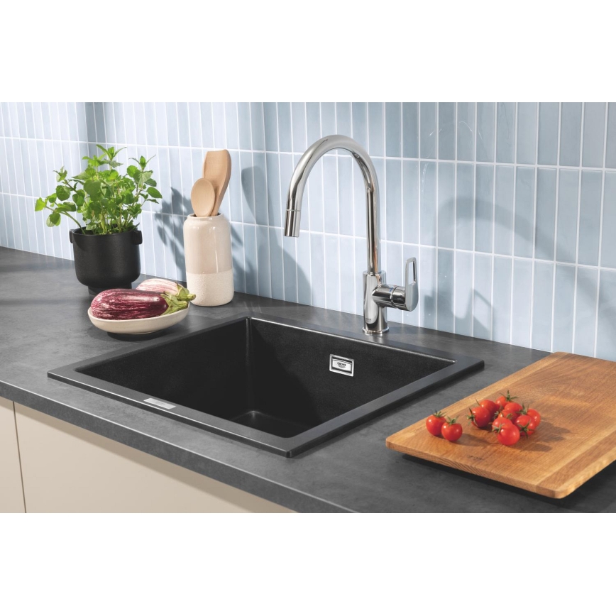 GROHE 30556000 - Mitigeur d'évier START LOOP 357 mm, chromé brillant