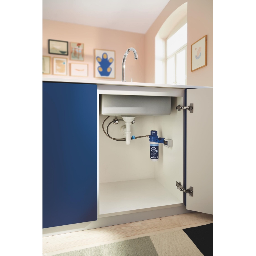 GROHE 30592000 - Mitigeur d'évier BLUE PURE StartCurve 411 mm chromé brillant