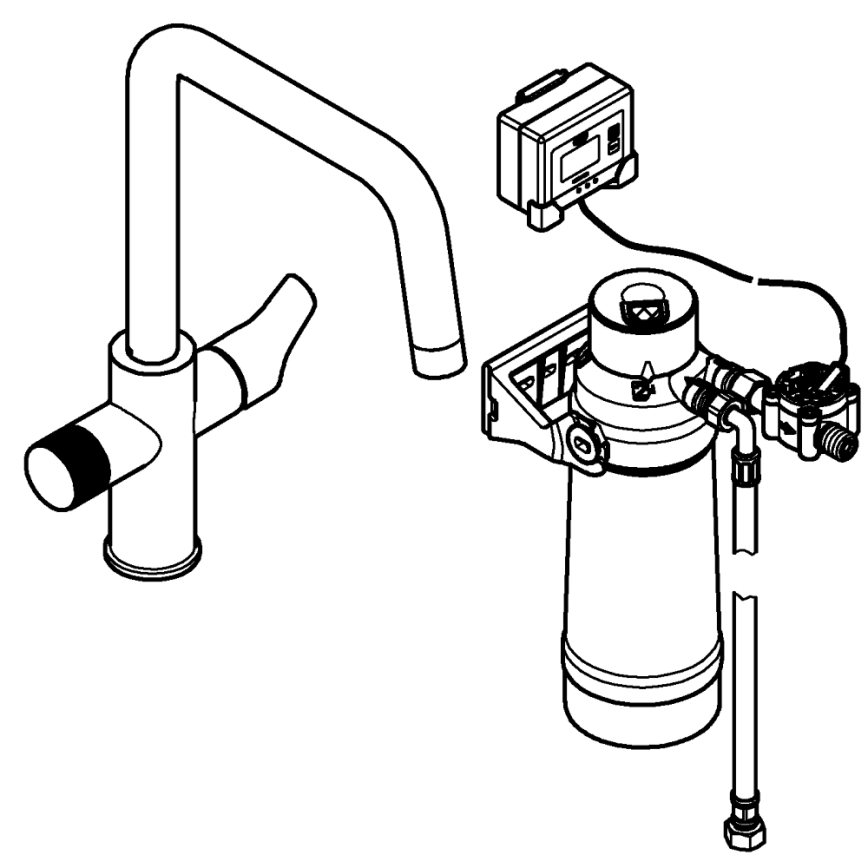 GROHE 30594000 - Mitigeur d'évier BLUE PURE Start avec fonction de filtration Ultrasafe, chromé