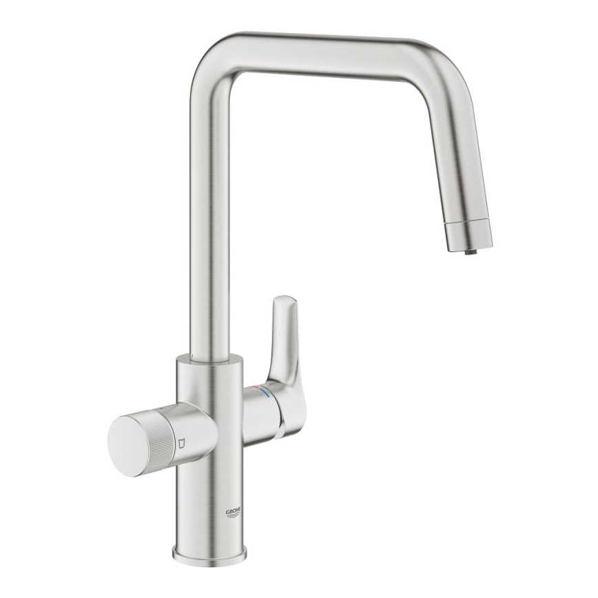 GROHE 30595DC0 - Mitigeur d'évier BLUE PURE en acier inoxydable