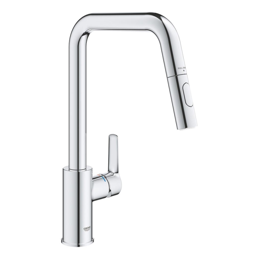 GROHE 30631000 - Mitigeur d'évier QUICKFIX START 362 mm, finition chrome poli