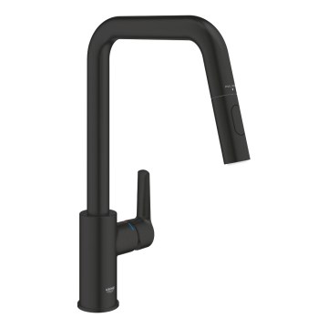 GROHE 306312430 - Mitigeur d'évier QUICKFIX START 362 mm noir
