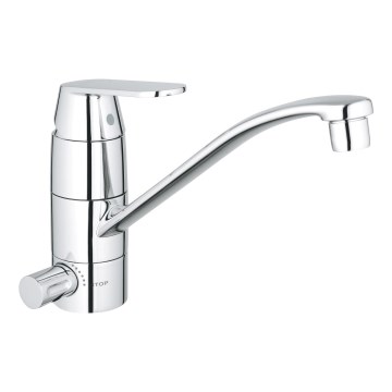 GROHE 31161000 - Mitigeur d'évier EUROSMART COSMOPOLITAN 140° chrome brillant
