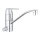 GROHE 31161000 - Mitigeur d'évier EUROSMART COSMOPOLITAN 140° chrome brillant