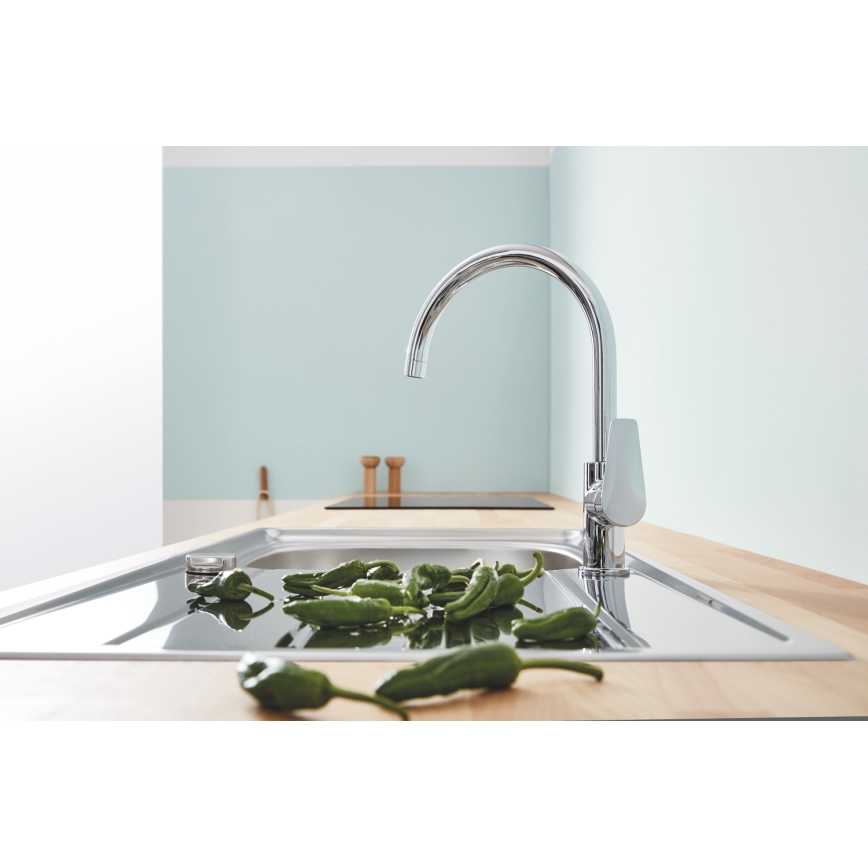 GROHE 31233001 - Mitigeur d'évier START, chrome brillant