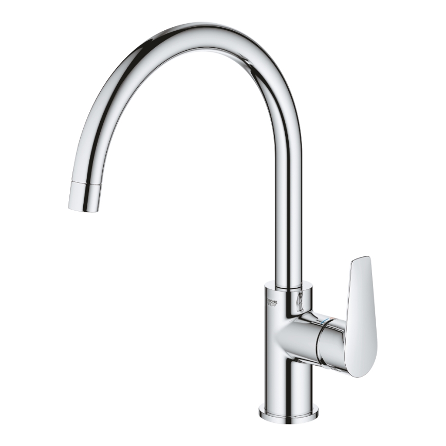 GROHE 31367001 - Mitigeur d'évier BAUEDGE 332 mm, finition chrome brillant