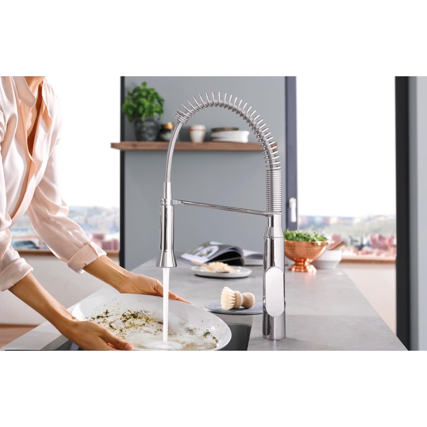 GROHE 31379000 - Mitigeur d'évier K7 G12” chromé brillant