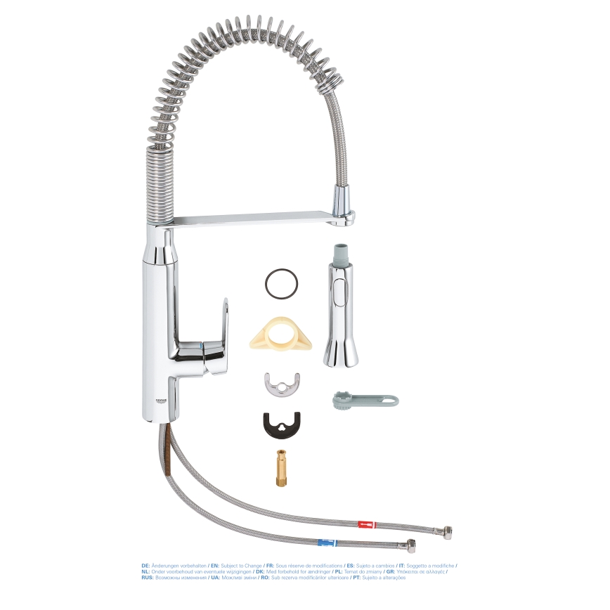 GROHE 31379000 - Mitigeur d'évier K7 G12” finition chrome brillant