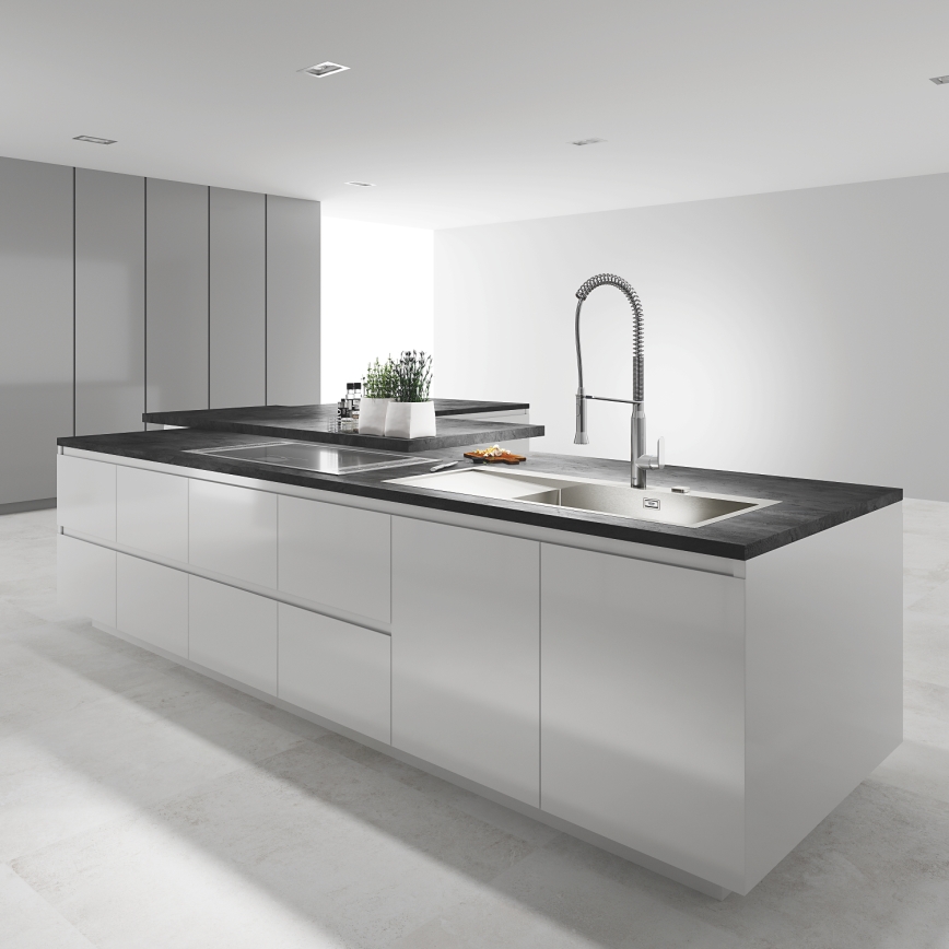 GROHE 31379000 - Mitigeur d'évier K7 G12” finition chrome brillant