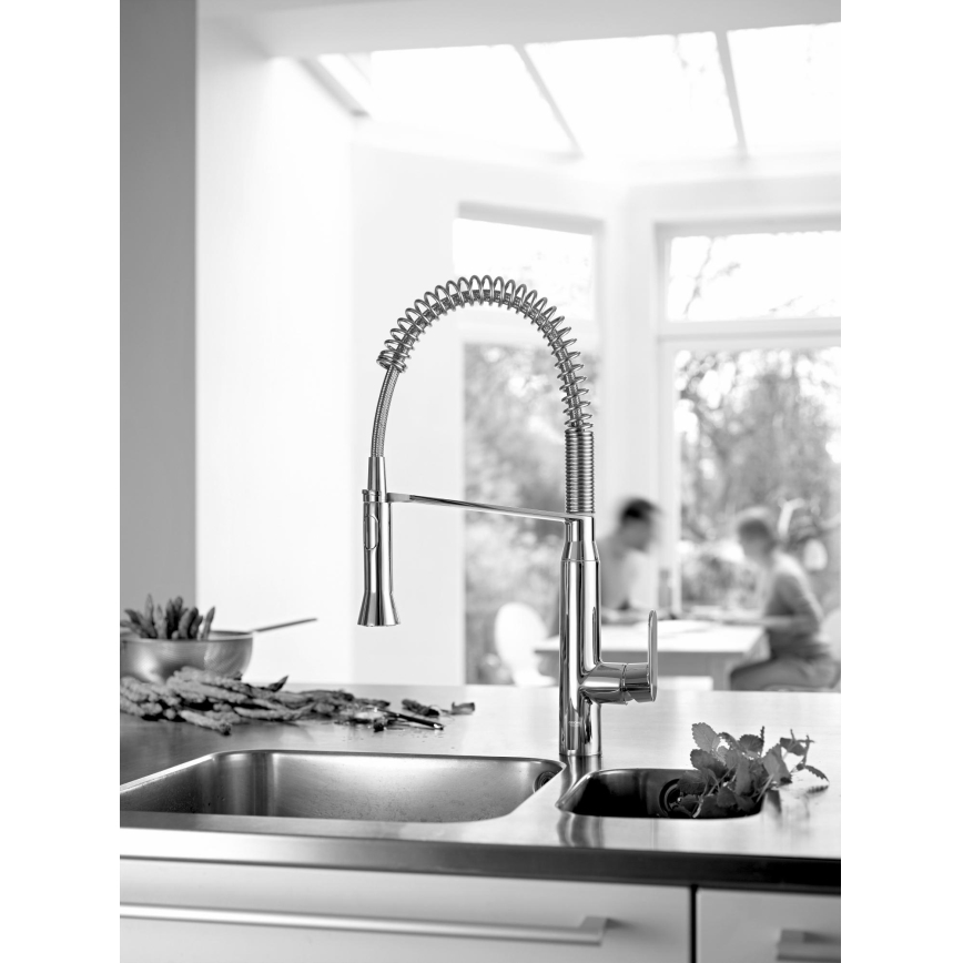 GROHE 31379000 - Mitigeur d'évier K7 G12” finition chrome brillant