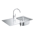GROHE 31562SD1 - Ensemble évier et mitigeur de cuisine BAU 860 x 500 mm, inox