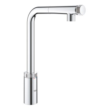 GROHE 31613000 - Mitigeur d'évier A SmartControl 314 mm, chrome brillant