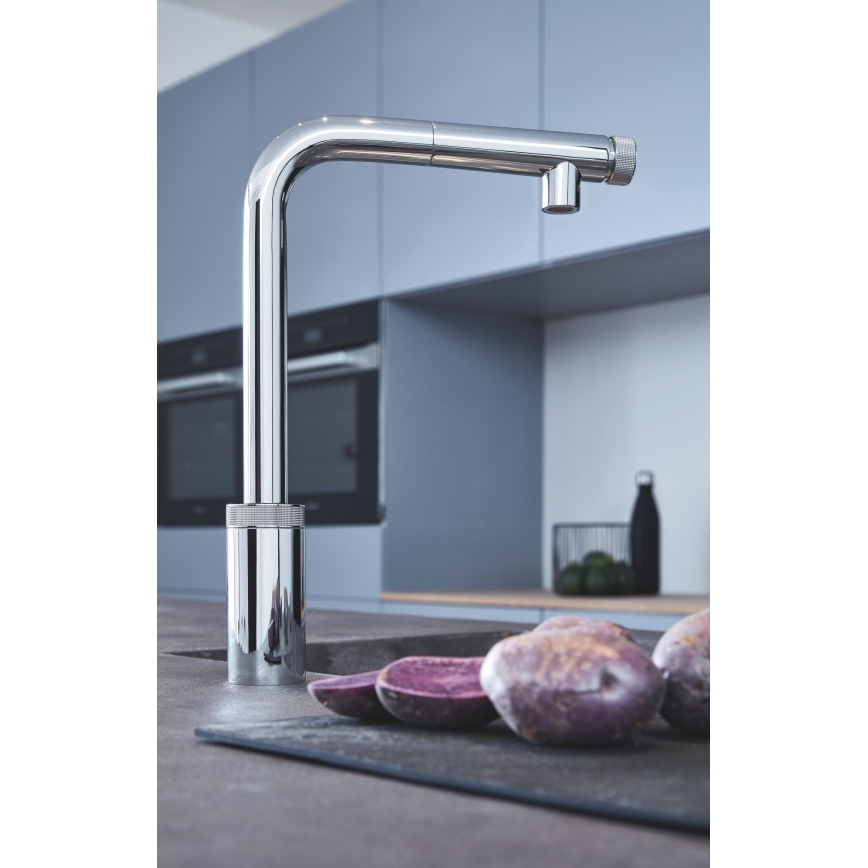 GROHE 31613000 - Mitigeur d'évier A SmartControl 314 mm, chrome brillant