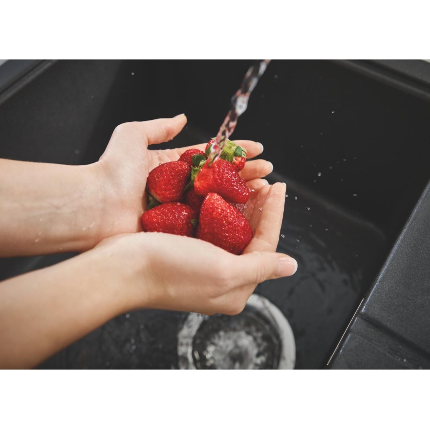 GROHE 31639AP0 - Évier composite K400 780 × 500 mm, noir