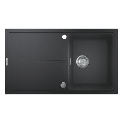 GROHE 31640AP0 - Évier composite K400 860 × 500 mm granit/noir