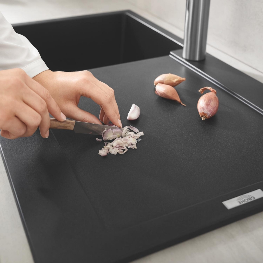 GROHE 31644AP0 - Évier composite K500 860 × 500 mm noir