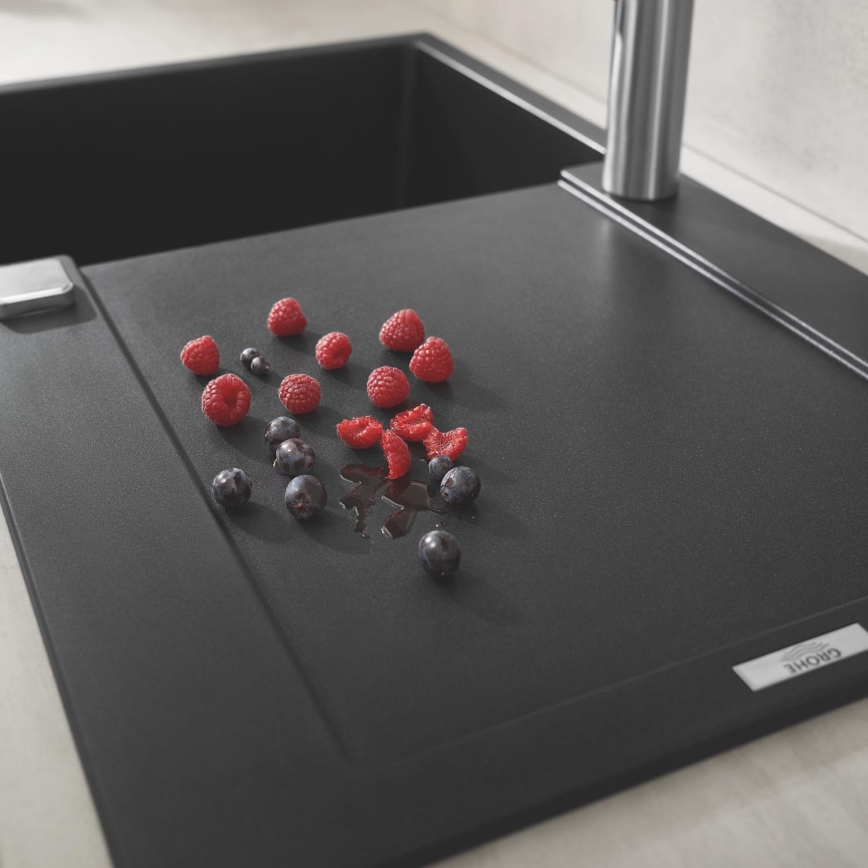 GROHE 31644AP0 - Évier K500 860 × 500 mm granit/noir