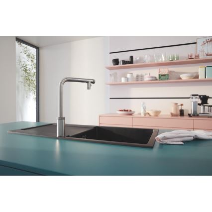 GROHE 31645AP0 - Évier composite K500 1000 × 500 mm noir