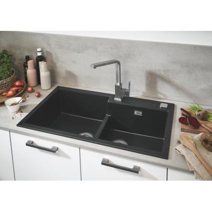 GROHE 31649AP0 - Évier composite K500 860 × 500 mm noir