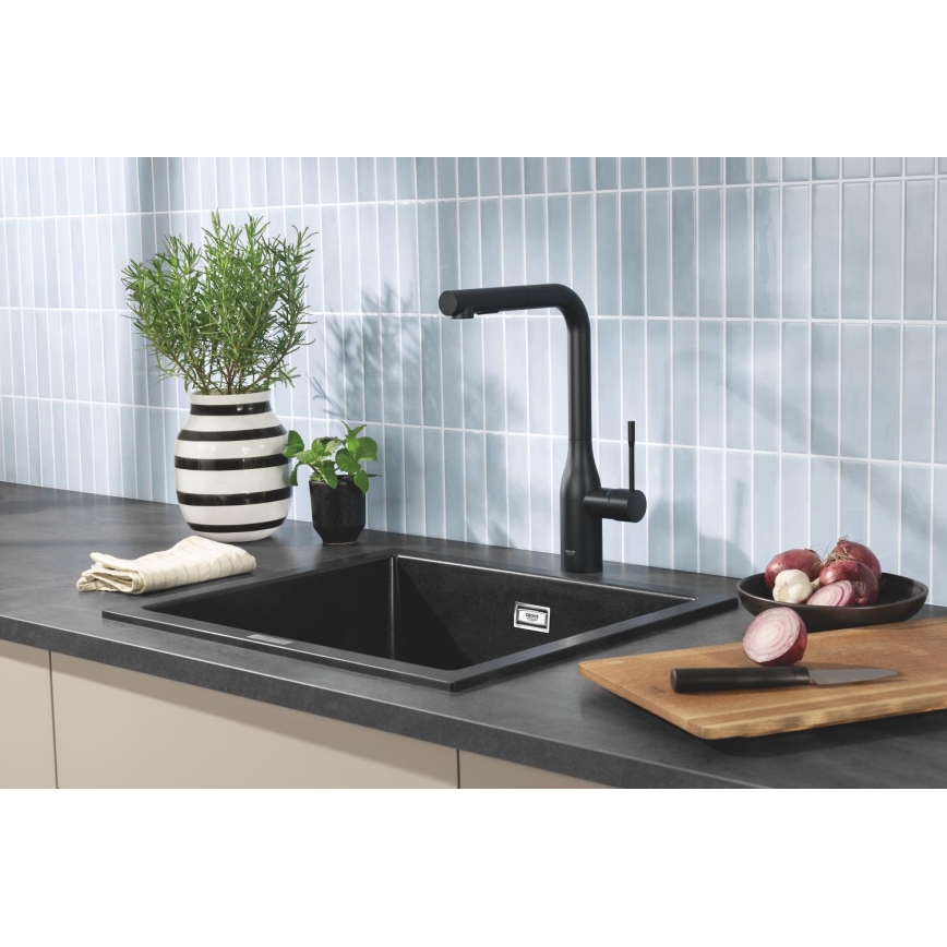 GROHE 31651AP0 - Évier composite K700 560 × 510 mm noir