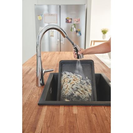 GROHE 31654AP0 - Évier composite K700U 533 × 457 mm noir