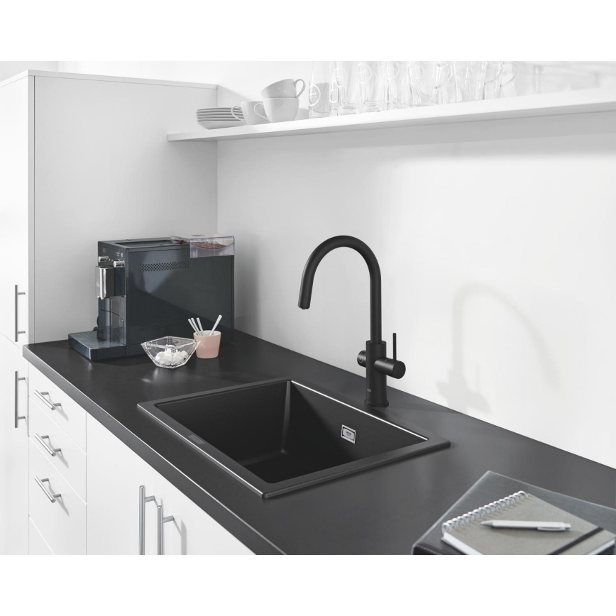 GROHE 31655AP0 - Évier en composite K700U 610 × 460 mm noir
